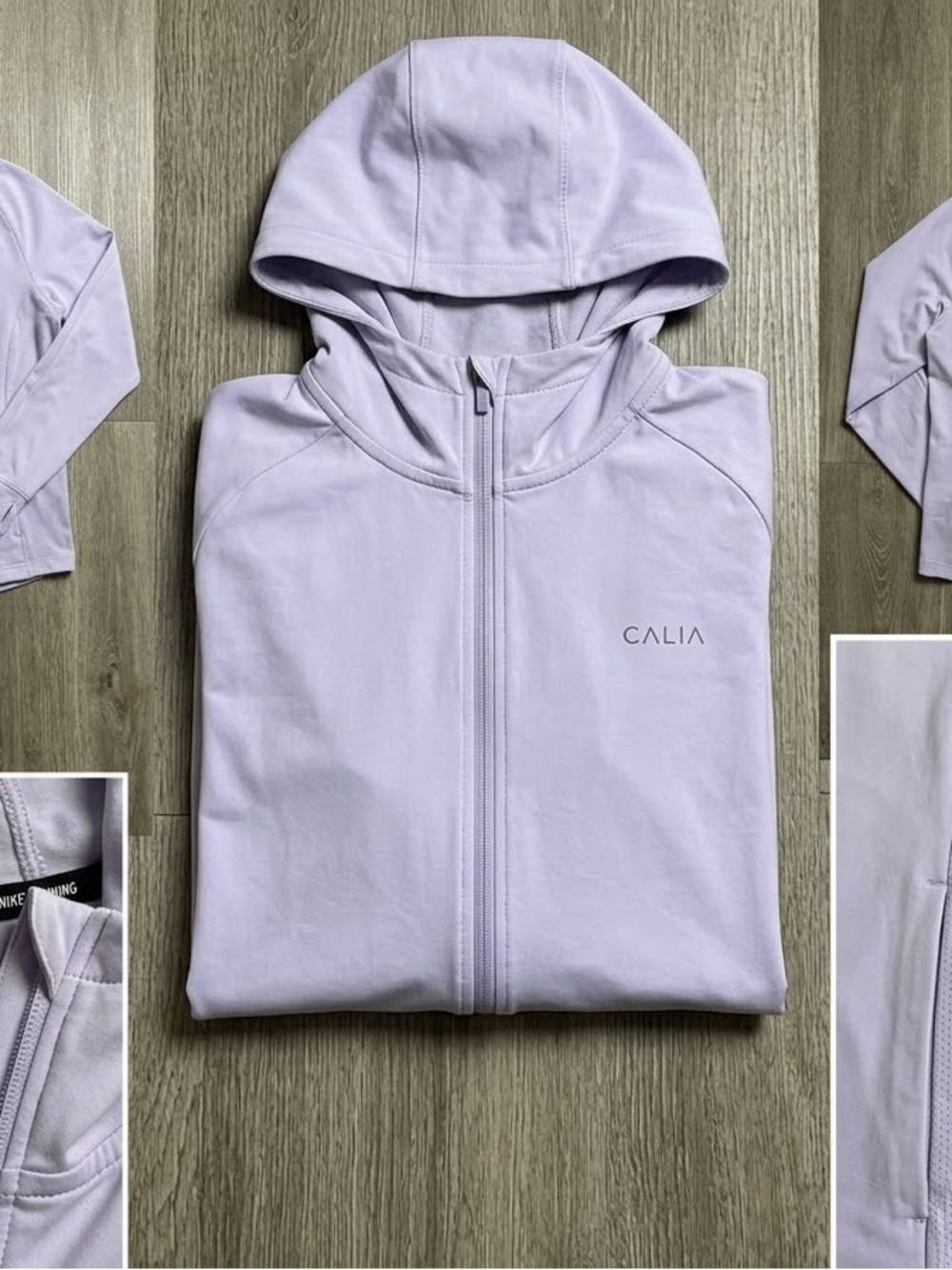 CALIA by Carrie Underwood Kids Lavender Hooded Zip Jacket